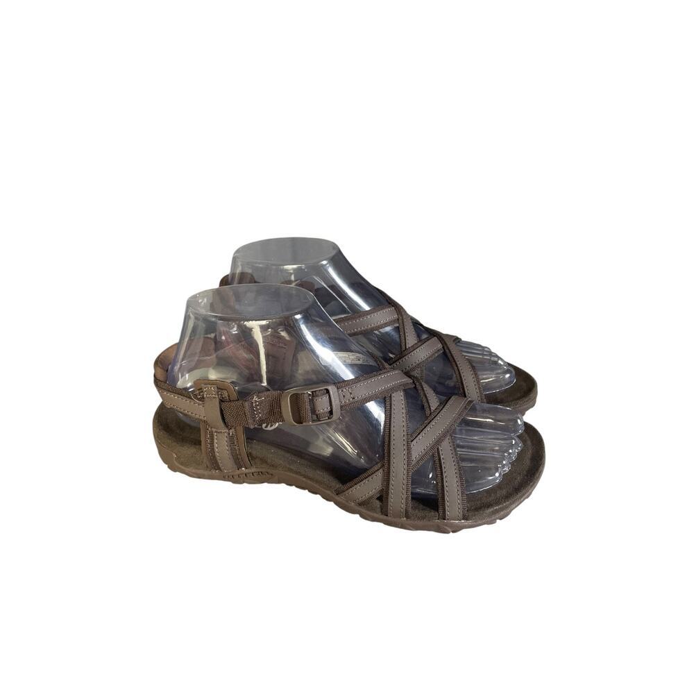 Merrell Women’s Terran Ari Lattice Brown Outdoors Sandals Size-6